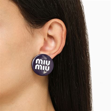 boucles d'oreilles miu miu|Boucles d’oreilles pour Femme .